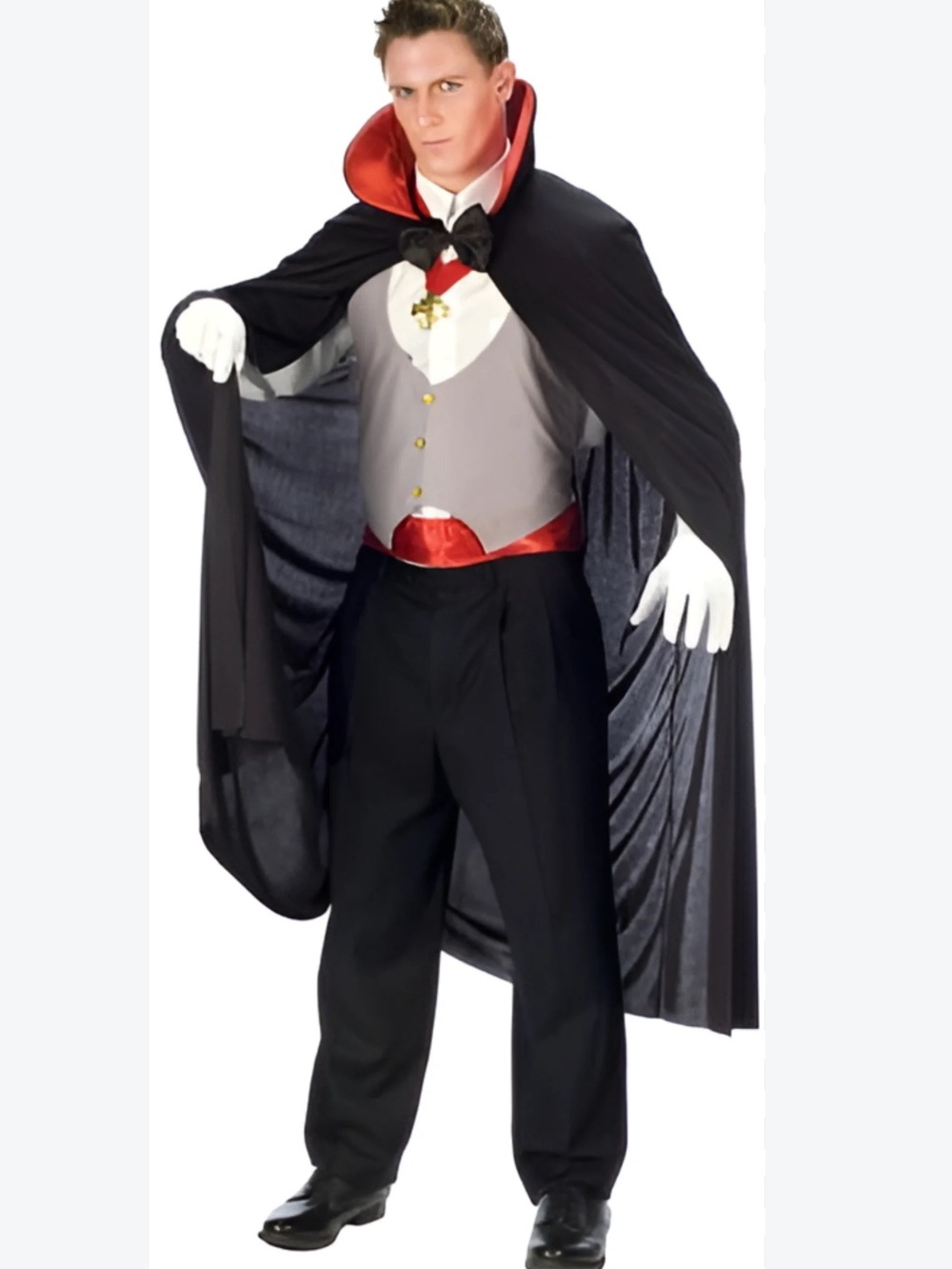 Classic Vampire Costume Set 7 piece adult vampire costume